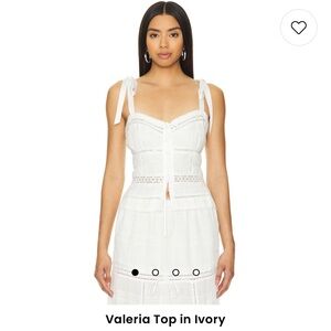 Ivory Valeria Tank Top
